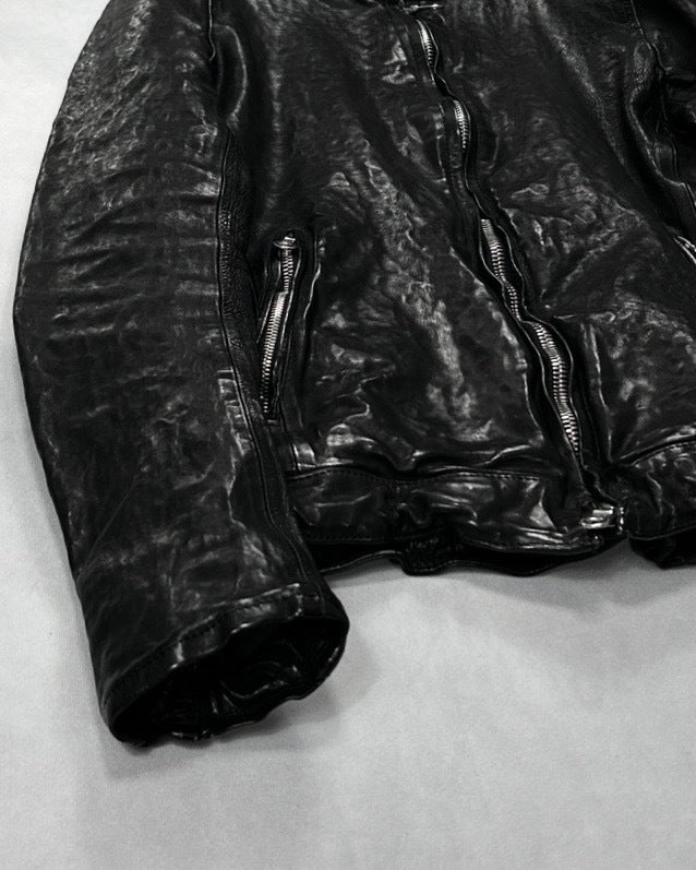 Isamu Katayama Backlash Garment Dyed Rider Jacket Size S
