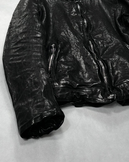 Isamu Katayama Backlash Garment Dyed Rider Jacket Size S