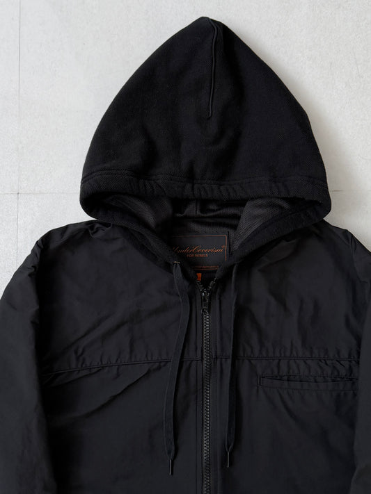 Undercover 07ss Purple Collection Nylon Hoodie Black Size 3