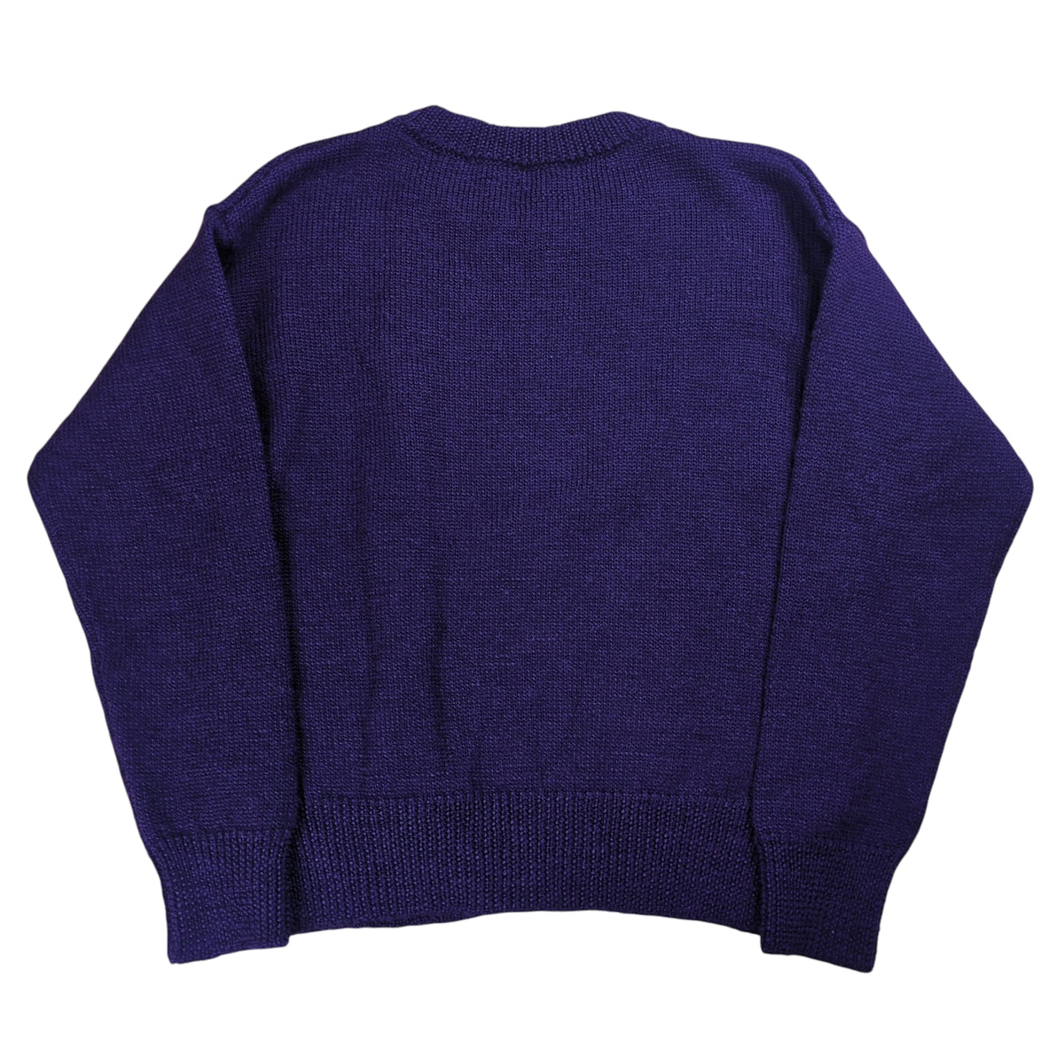 DRIES VAN NOTEN Front Design Wool Sweater Size S