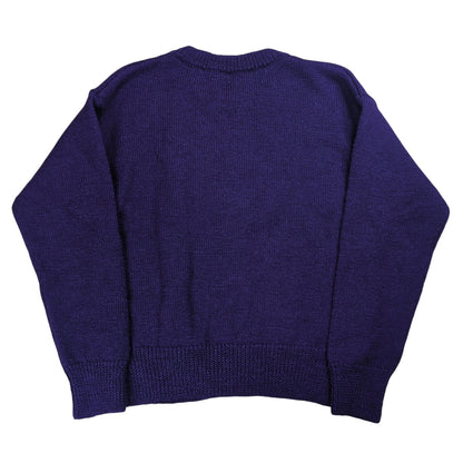 DRIES VAN NOTEN Front Design Wool Sweater Size S
