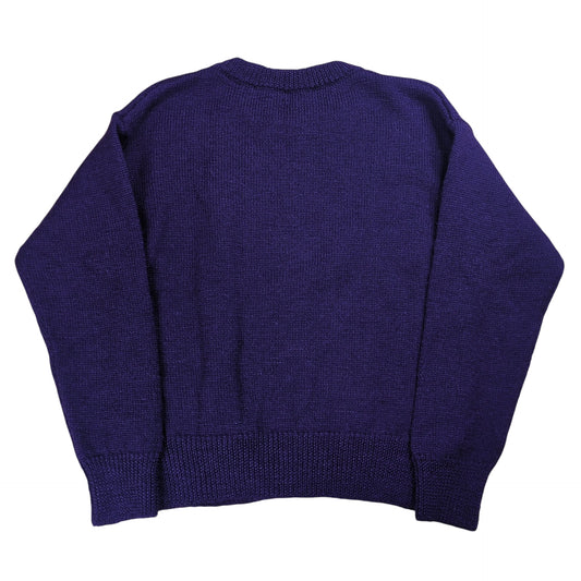 DRIES VAN NOTEN Front Design Wool Sweater Size S