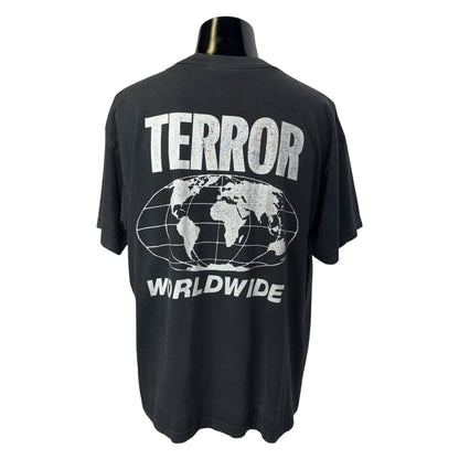 TERROR TERROR WORLD WIDE DONROCK T-Shirt Size XL