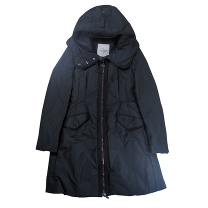 Moncler SAISSAC GIUBBOTTO Black Hooded Down Coat Size 00