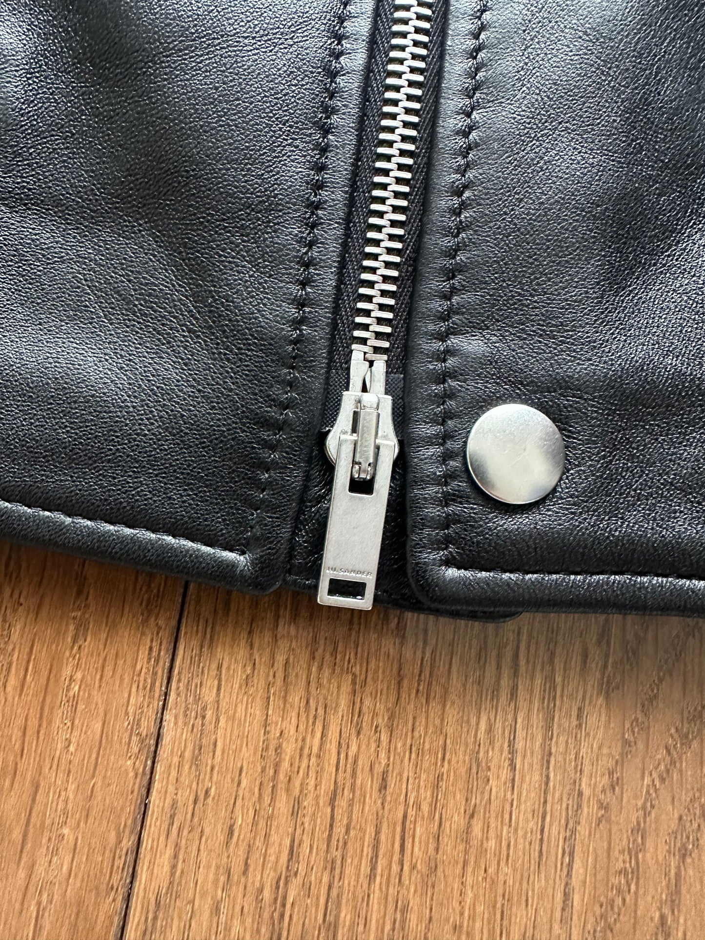 Jil Sander SS23 Jil Sander Lambskin Jacket Black Size XXL