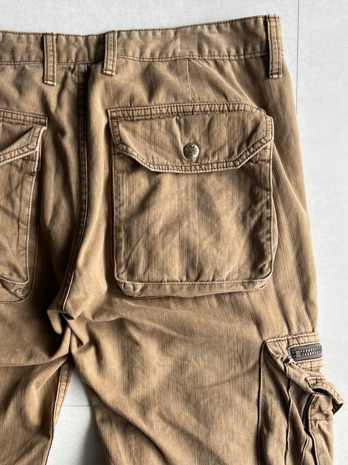 Vintage Y2K Gimmick Cargo Pants Beige Size 40