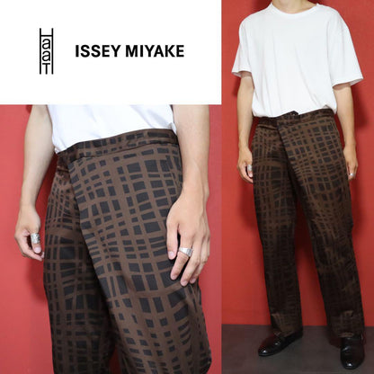 HaaT ISSEY MIYAKE Asymmetrical Wrap Pants Size 3