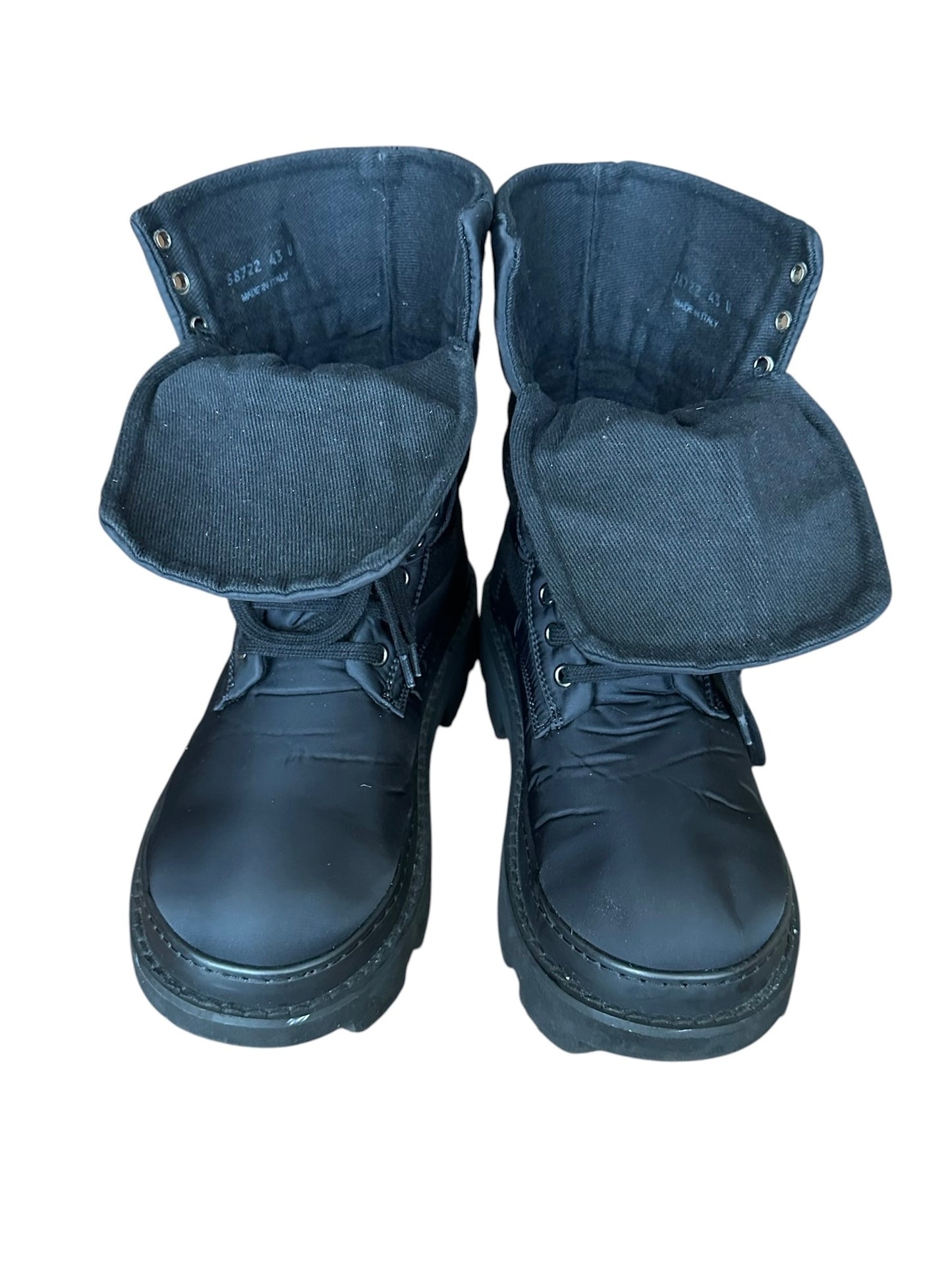 Rick Owens DRKSHDW SS24 Mega Tooth Army Boots Size EU 43