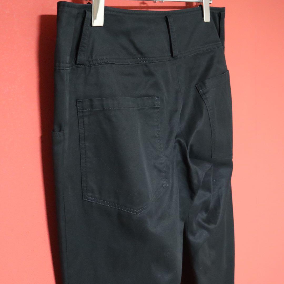 Yohji Yamamoto Black Button Fly Cotton Pants Size 2