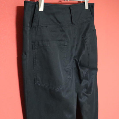 Yohji Yamamoto Black Button Fly Cotton Pants Size 2