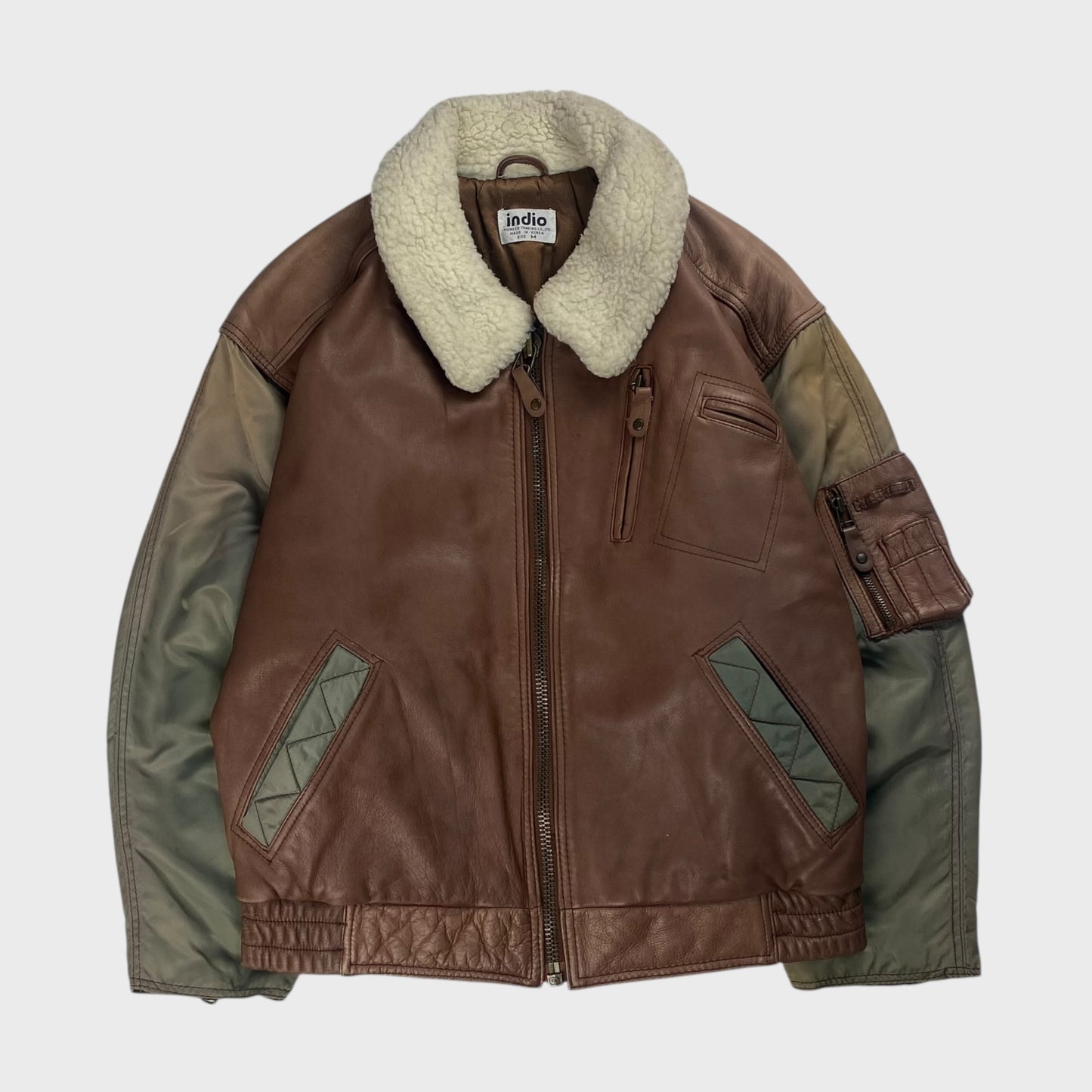 indio Leather Jacket Size M