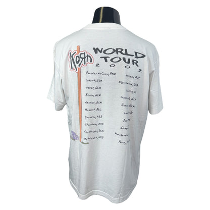 KORN 02 WORLD TOUR T-Shirt Size XL