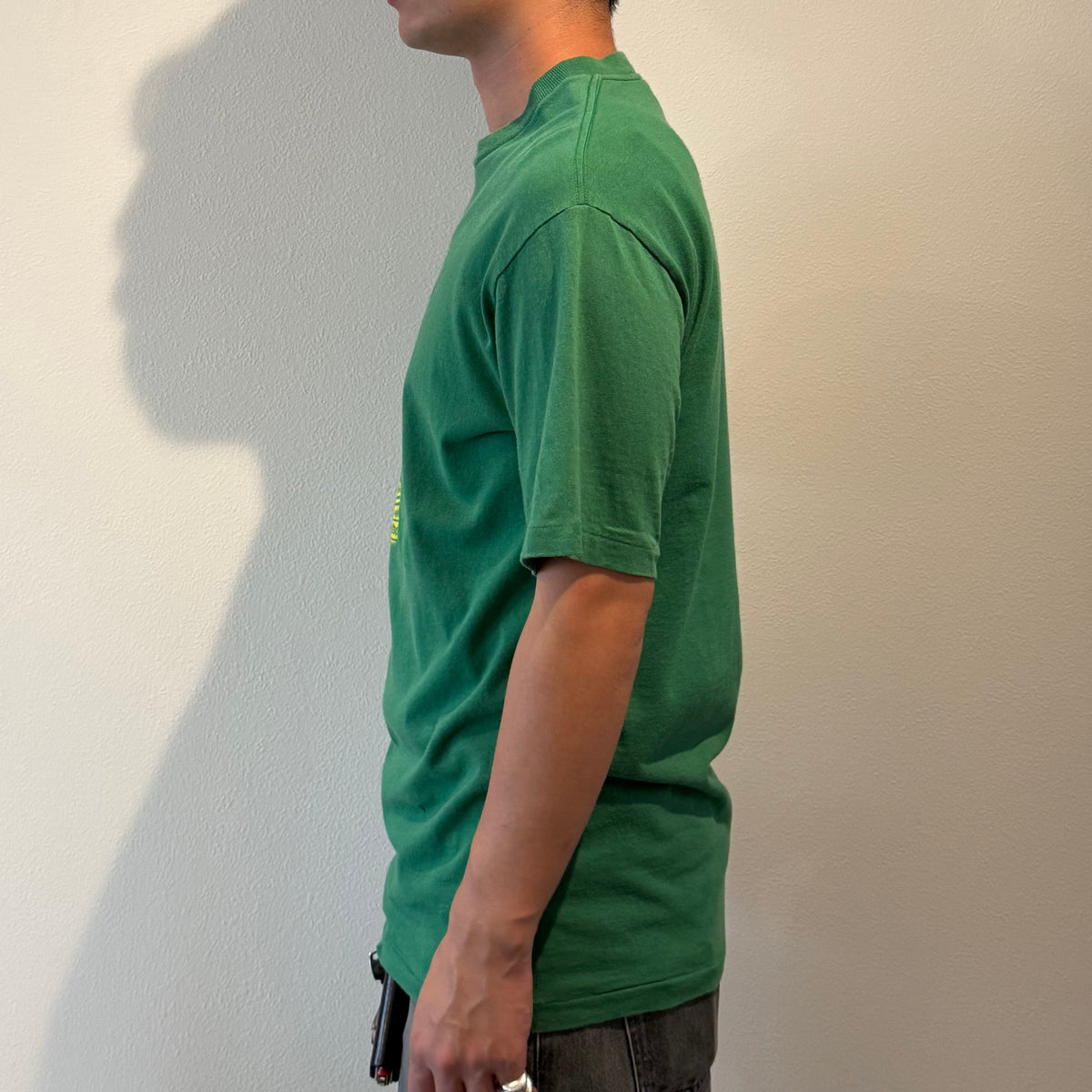 Stussy 00s Rasta Green Cotton Size M