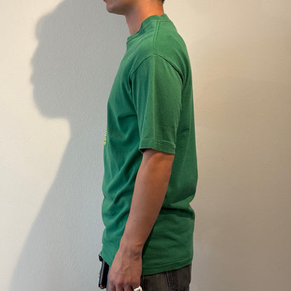 Stussy 00s Rasta Green Cotton Size M