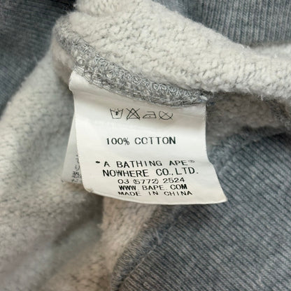 Japanese Brand A BATHING APE Gray Sweatshirt Size L