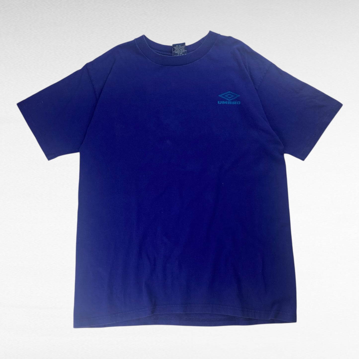 Umbro 90s Short Sleeve T-Shirt Blue Size L