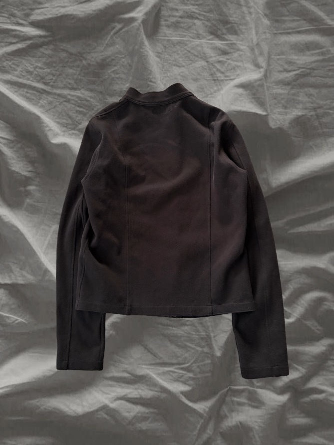 agnes b. homme AW07 Cotton Asymmetric Jacket Black
