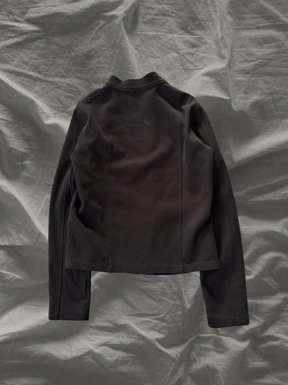 agnes b. homme AW07 Cotton Asymmetric Jacket Black