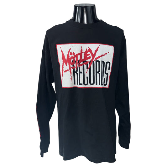 MOTLEYCRUE MOTLEY RECORDS T-Shirt Size XL