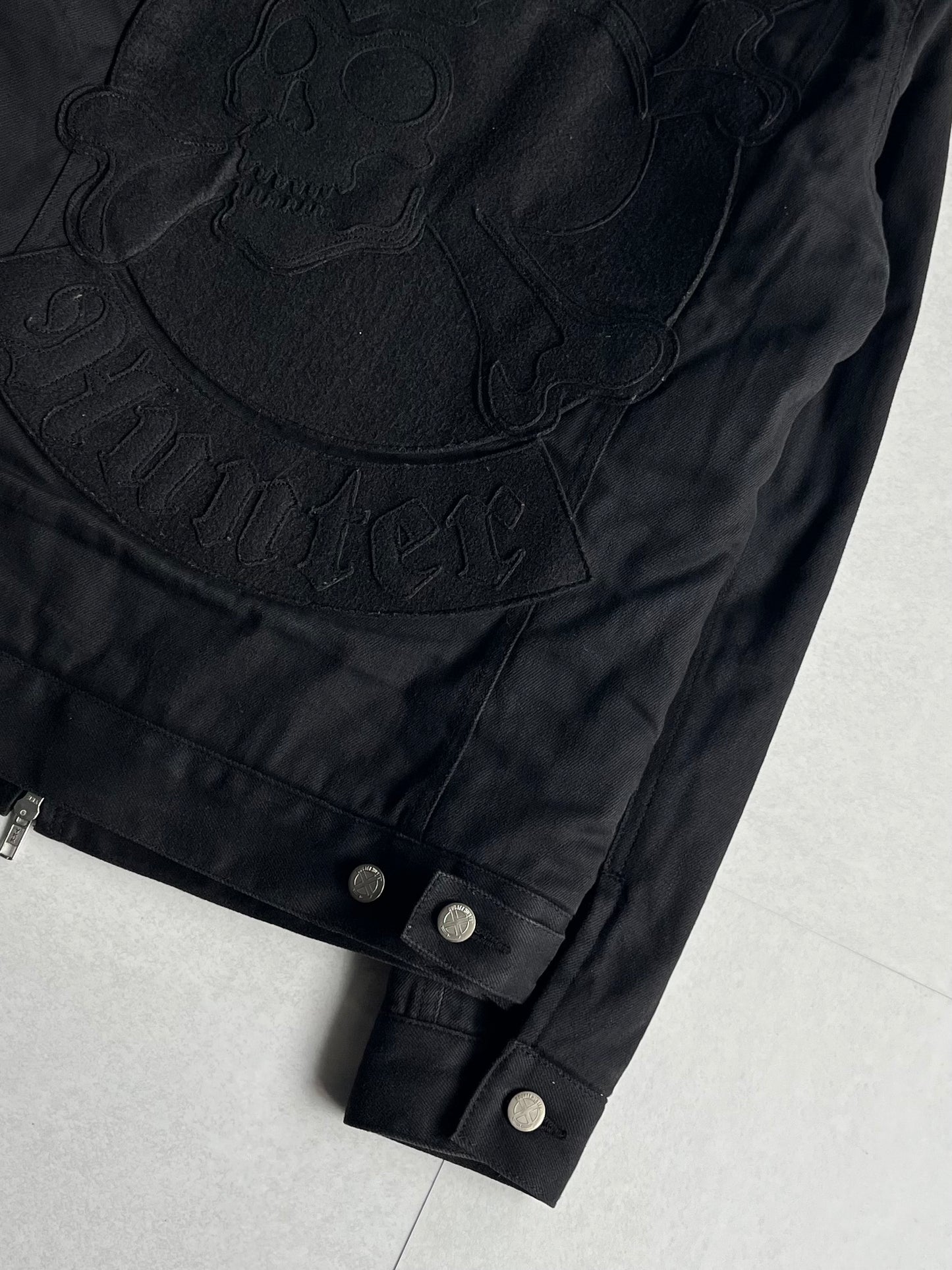 Bounty Hunter skull boa jacket Size M