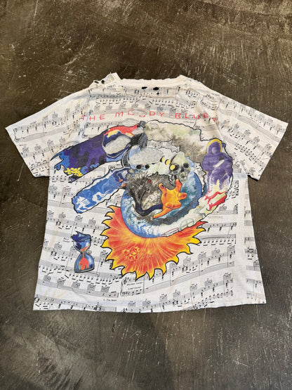 Vintage The Moody Blues '93 White Tee Size XL