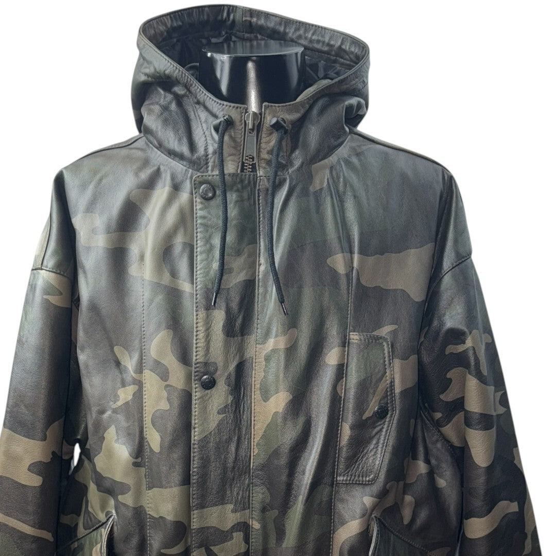 Supreme x Marithe + Francois Girbaud Hooded Leather Flight Bomber Jacket Size L