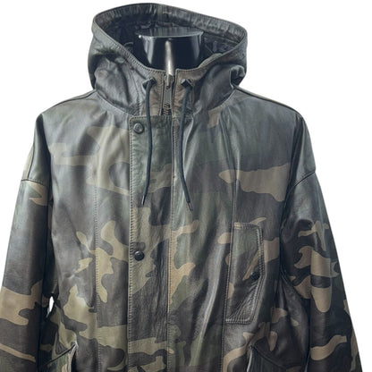 Supreme x Marithe + Francois Girbaud Hooded Leather Flight Bomber Jacket Size L