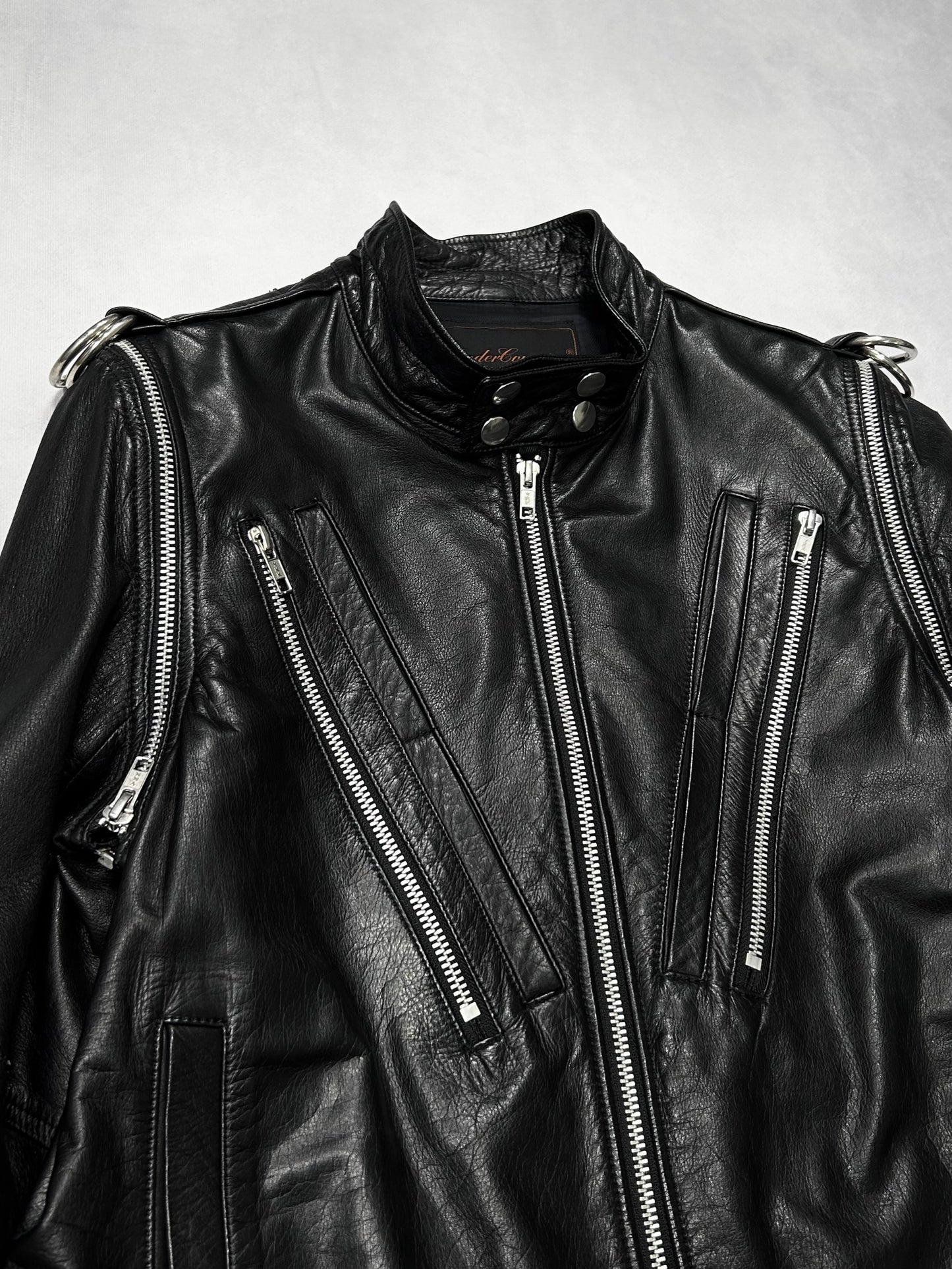 Undercover FW07 Cow Hide Leather Riders Jacket Size 2