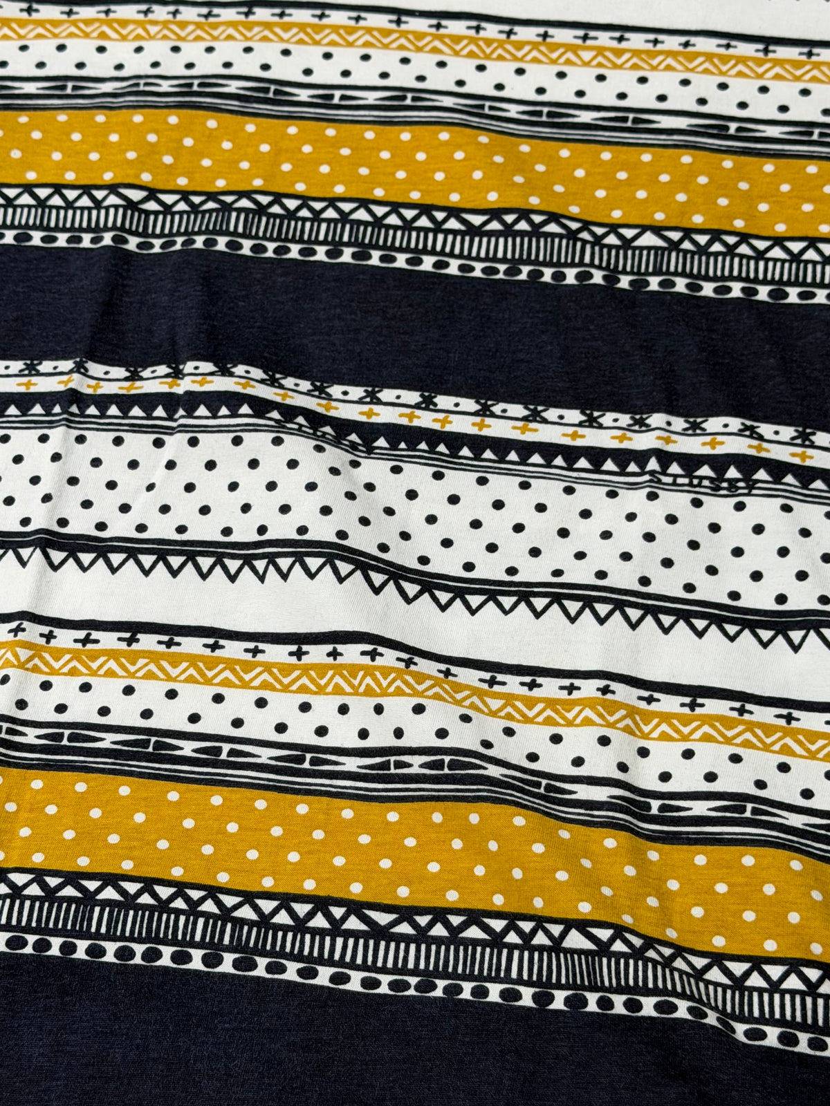 STUSSY TOMTOM Multi-Stripe T-Shirt Size L