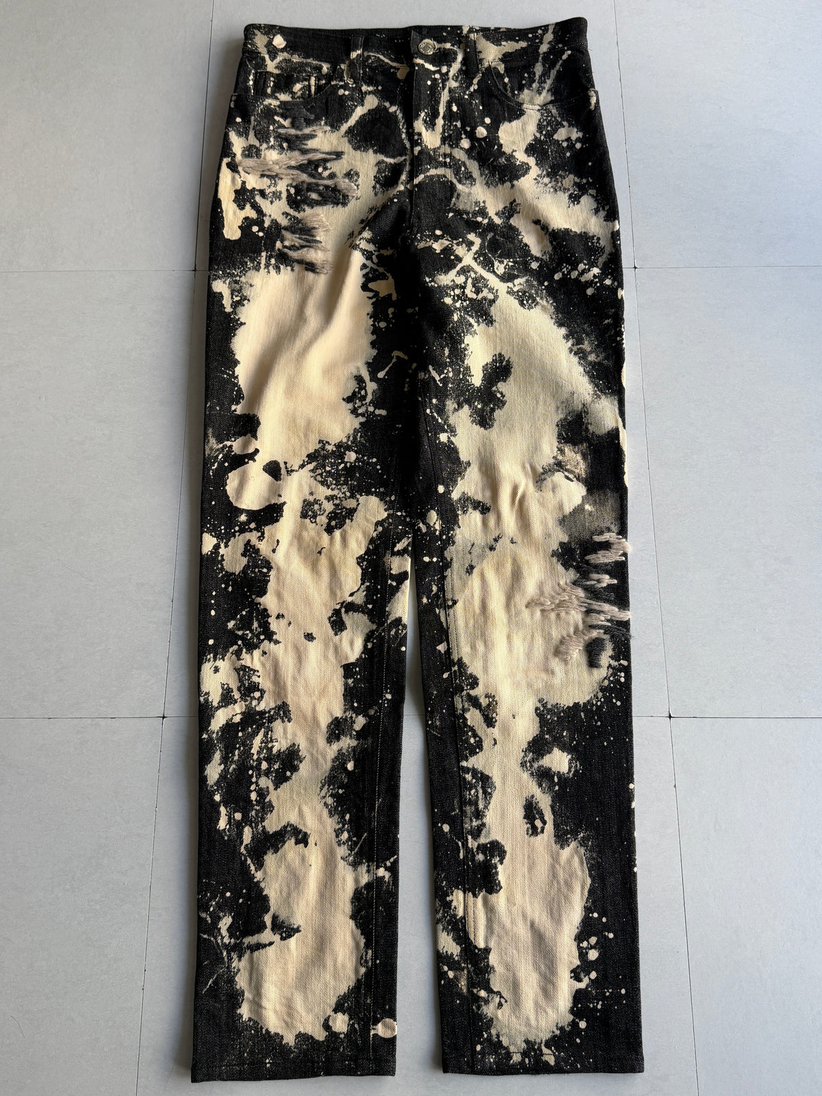 MILKBOY Bleached Splatter Denim Jeans