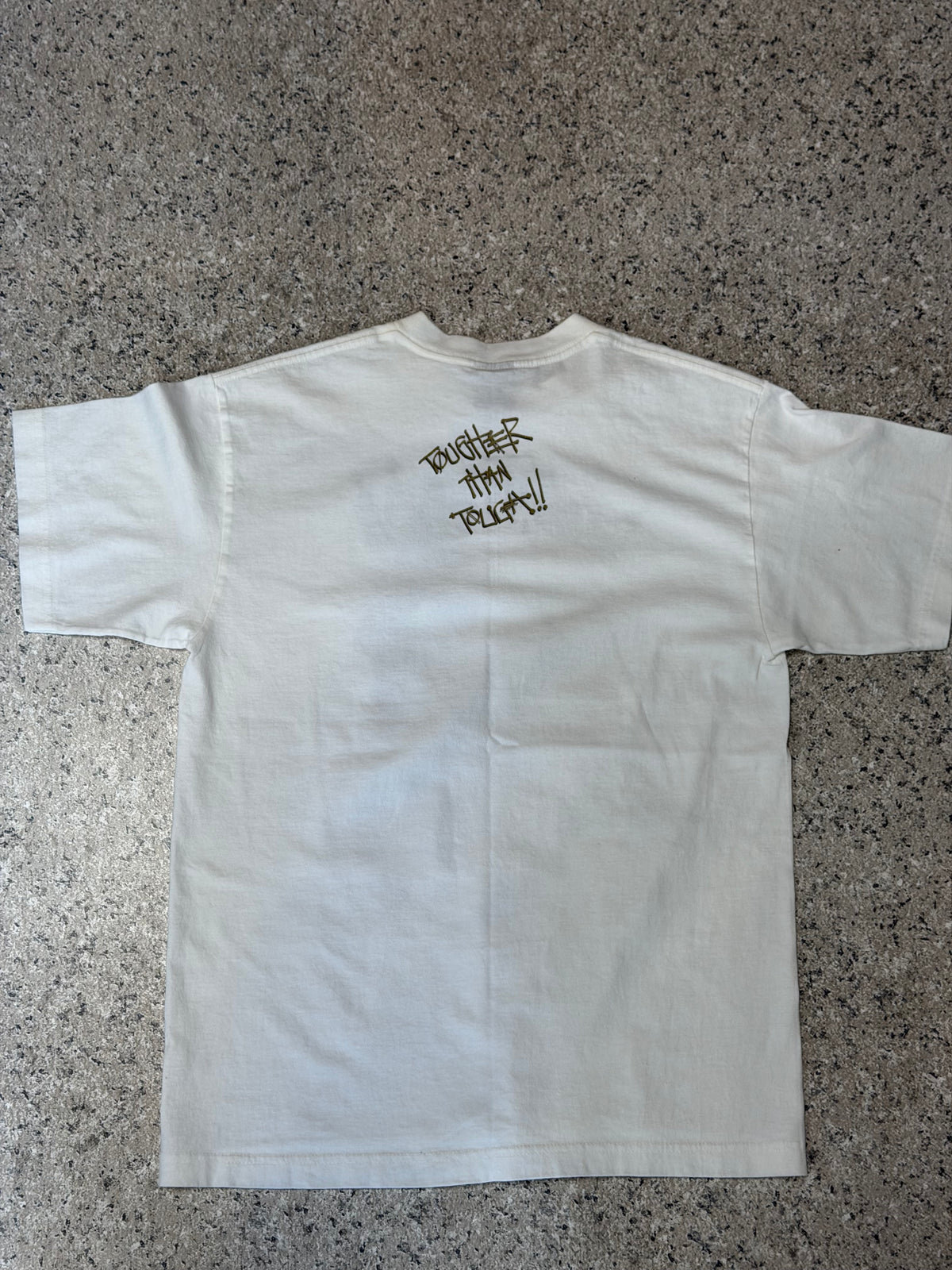 STUSSY Tougher Than Tough T-Shirt White Size M