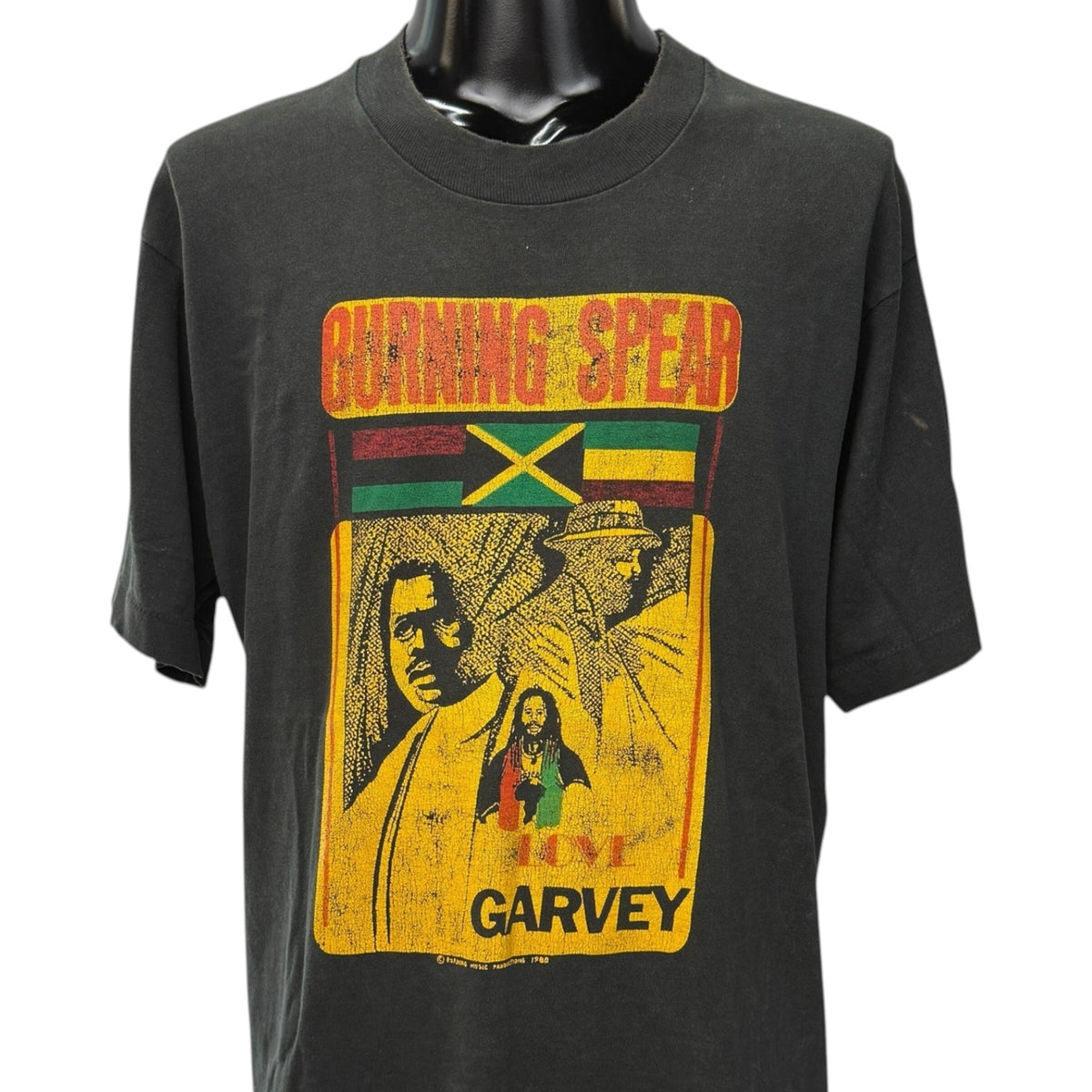BURNING SPEAR 80s Reggae "LOVE Vintage T-Shirt Size XL