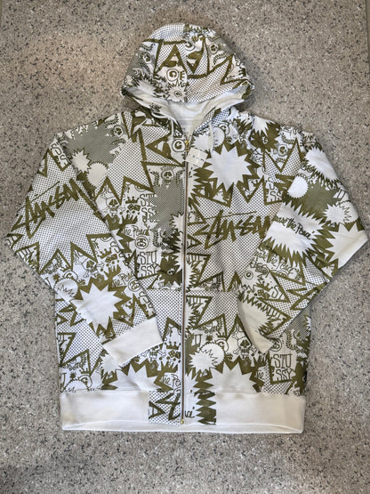 Stussy Funabashi Chapter Limited Sweatshirt White Size XL