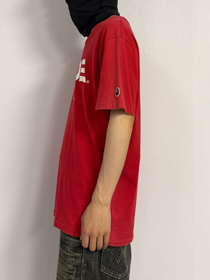 Bape A bathing ape Design Cotton T-Shirt Size L