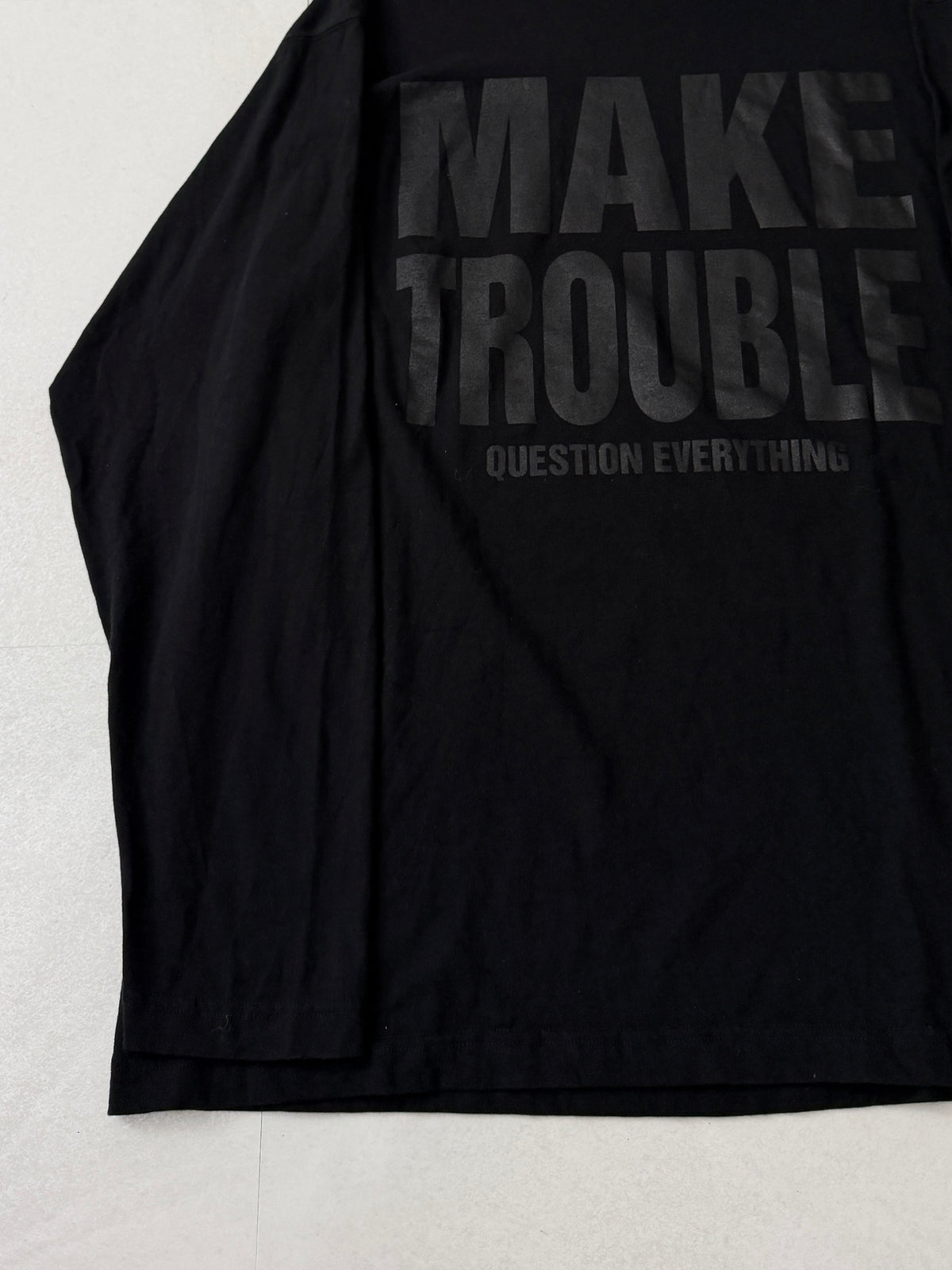 KATHARINE HAMNETT Message Design Organic Cotton Sleeve Shirt