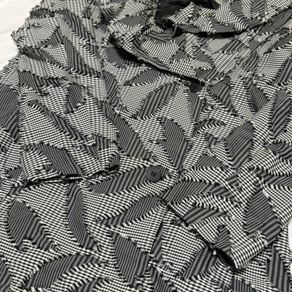 HaaT ISSEY MIYAKE 2019AW Leaf Pattern Long Coat Size 4