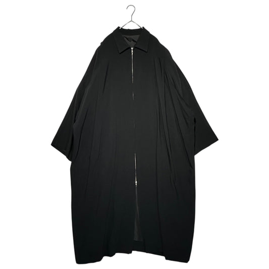 Y's F/W 2002 Wool Gabardine Zip-Up Long Coat