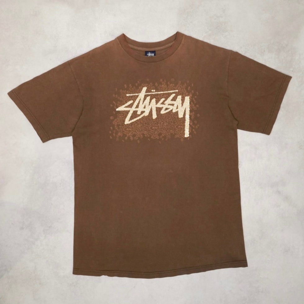 Stussy 00s Faded Brown Cotton Size L
