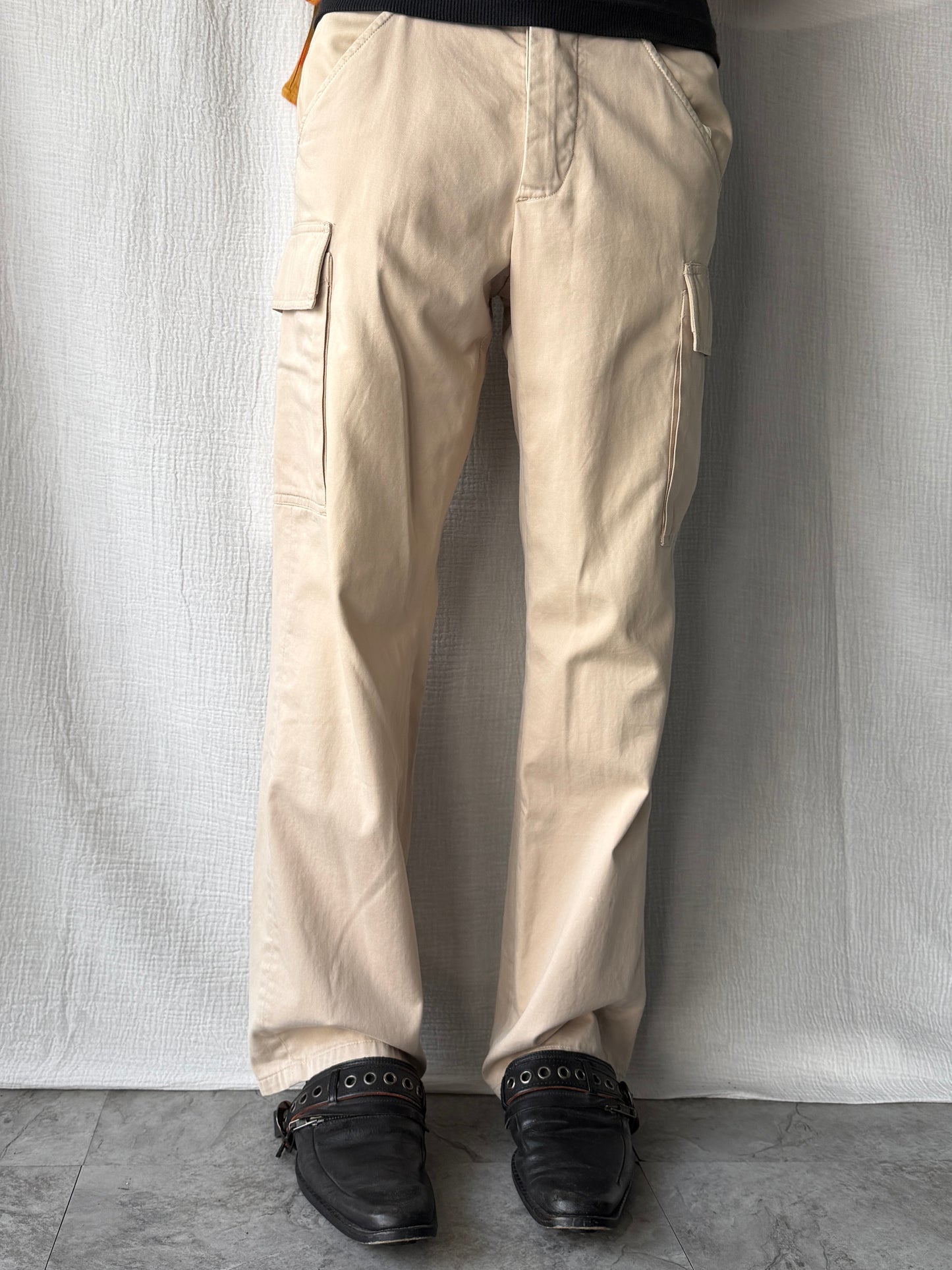 Helmut Lang Early Era Cotton Cargo Pants Size 44
