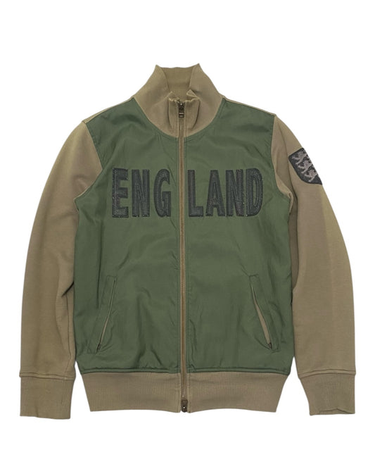 Baracuta England Panel Track Jacket Green