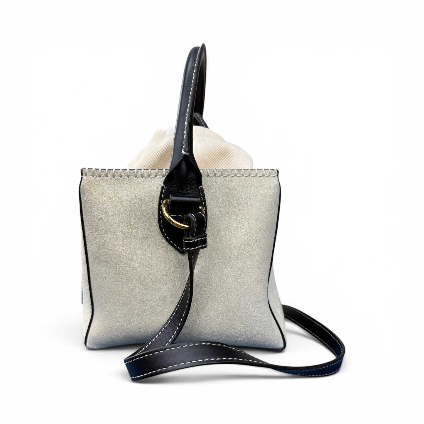 JACQUEMUS Le Seau Carré Bicolor Bucket Bag Size ONE SIZE