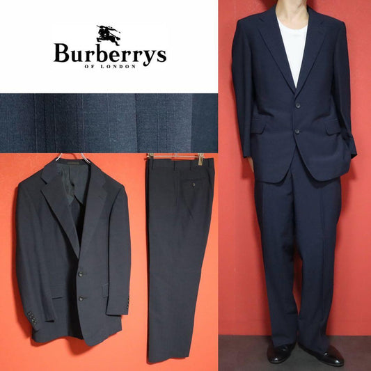 Burberrys 90s Wool Mohair Shadow Check Blazer