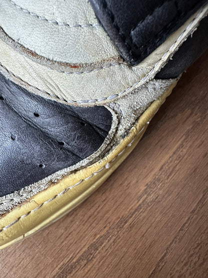 rick owens AW07 Oreo Dunk Hi-Top Sneakers
