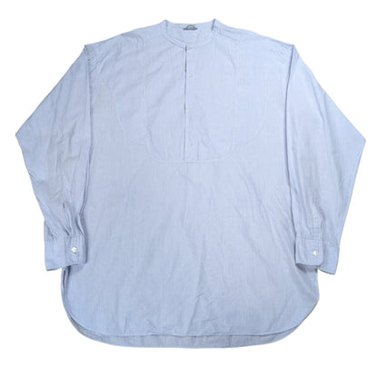 COMME des GARCONS HOMME 80s Pinstripe No Collar Shirt