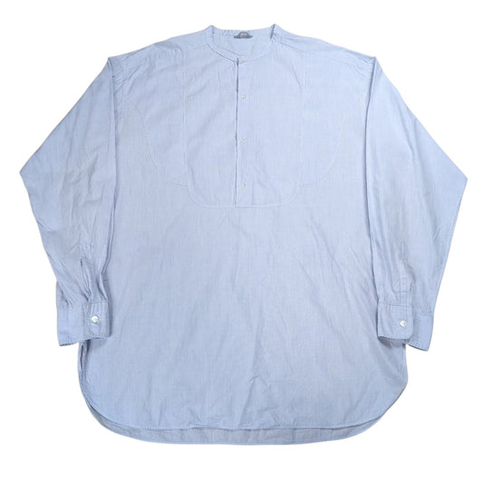 COMME des GARCONS HOMME 80s Pinstripe No Collar Shirt