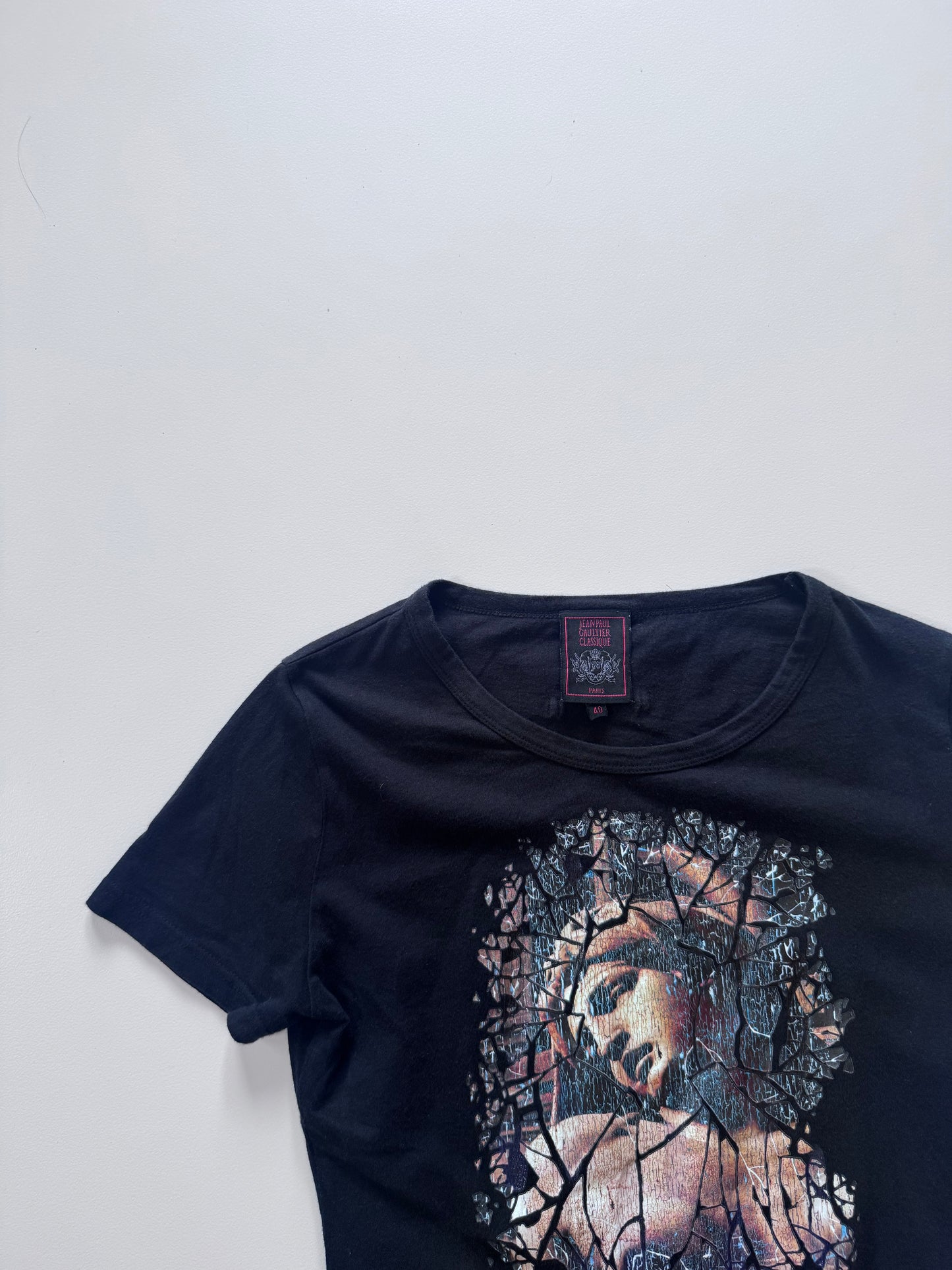 Jean Paul Gaultier Black T-Shirt Size XS