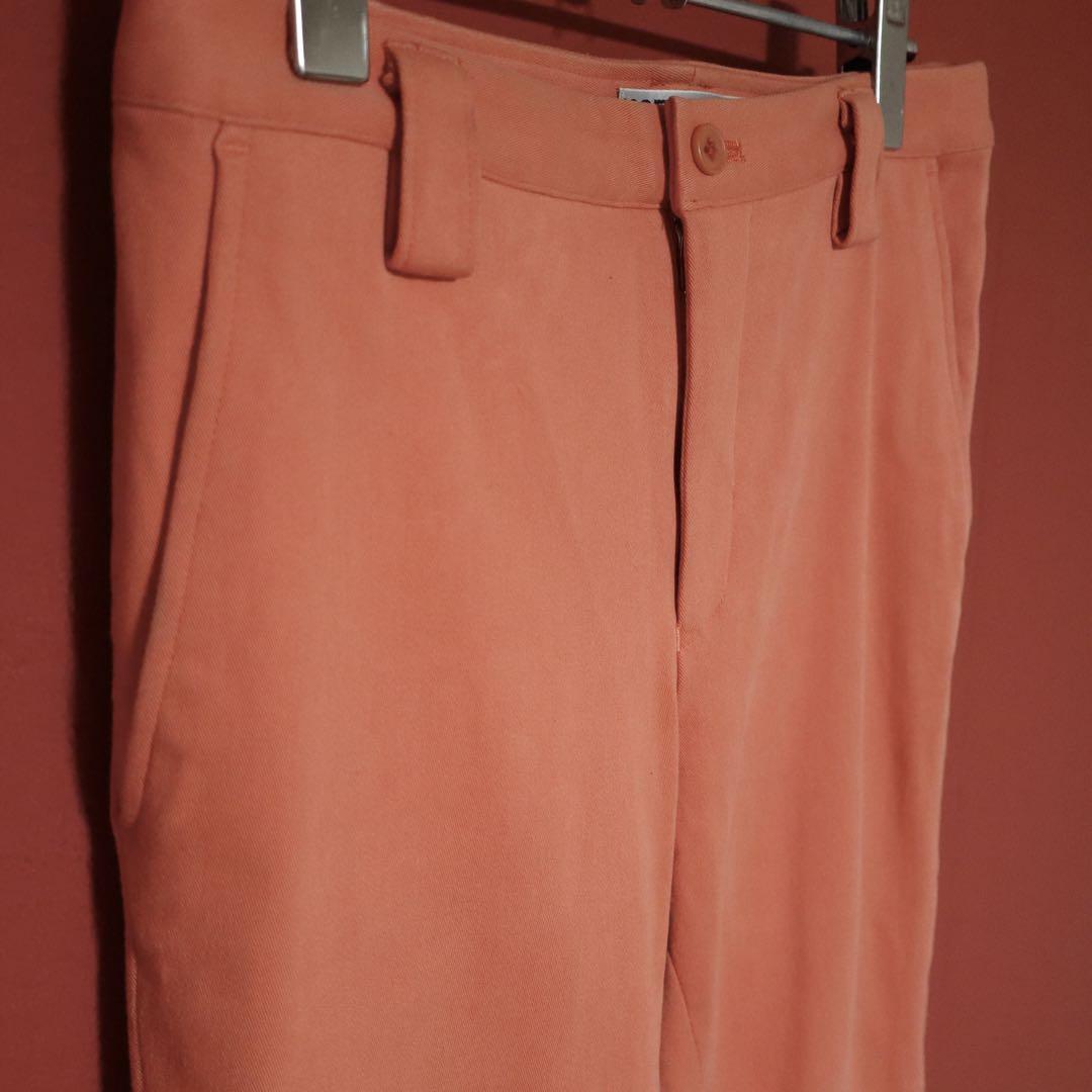 Issey Miyake Pink Straight Cotton Stretch Chinos Size 2