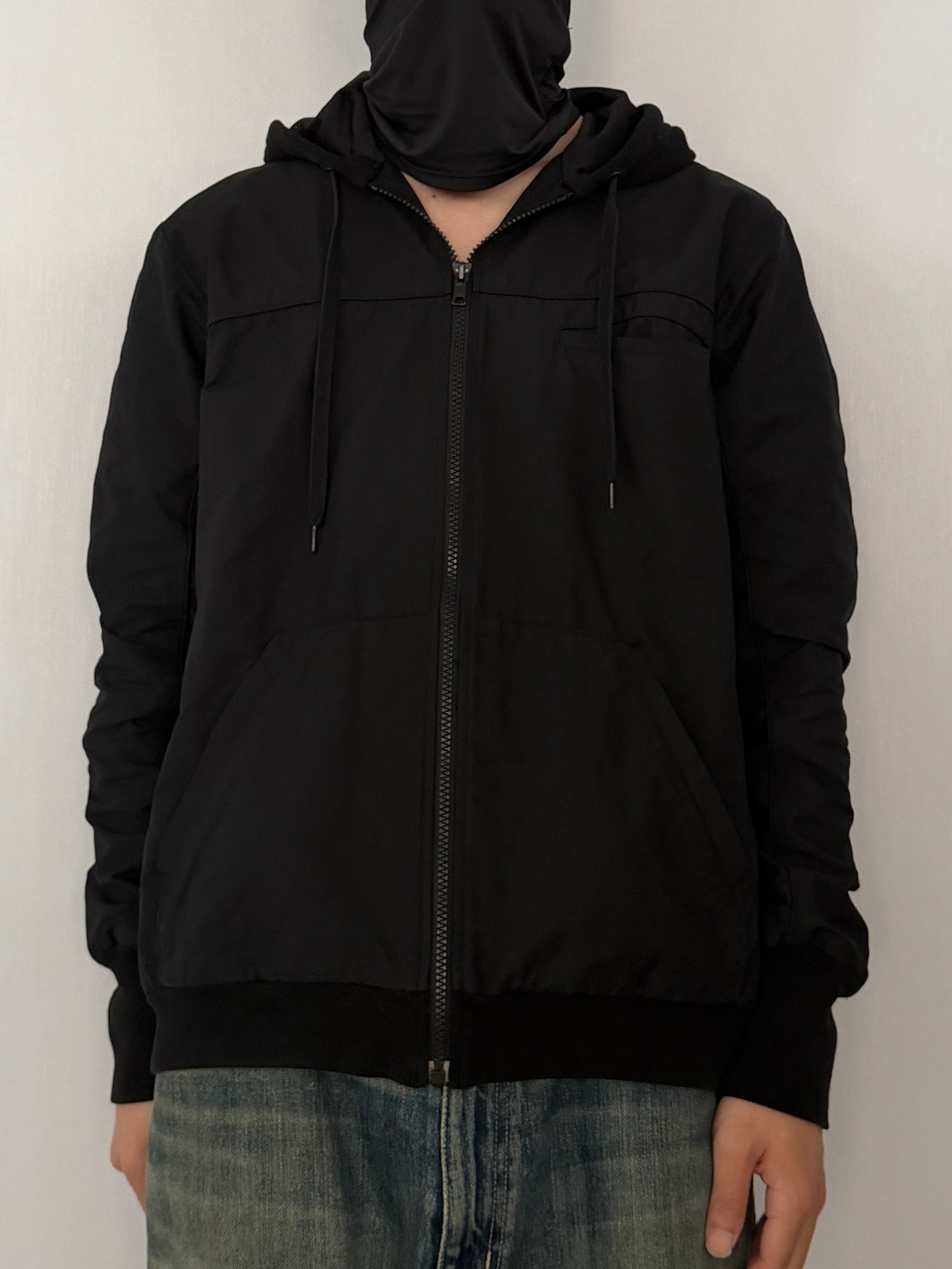 Undercover 07ss Purple Collection Nylon Hoodie Black Size 3