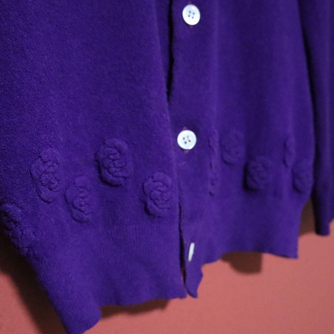 Comme des Garcons 99AW 3D Flower Knit Cardigan Size FREE