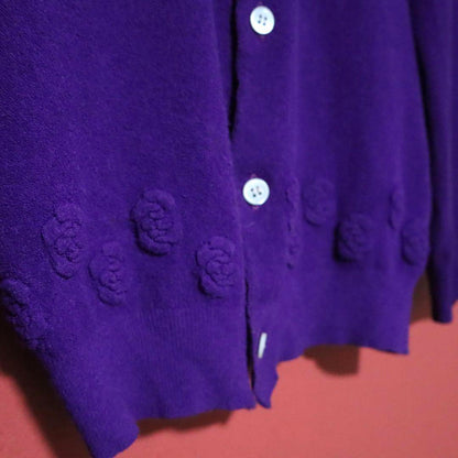 Comme des Garcons 99AW 3D Flower Knit Cardigan Size FREE